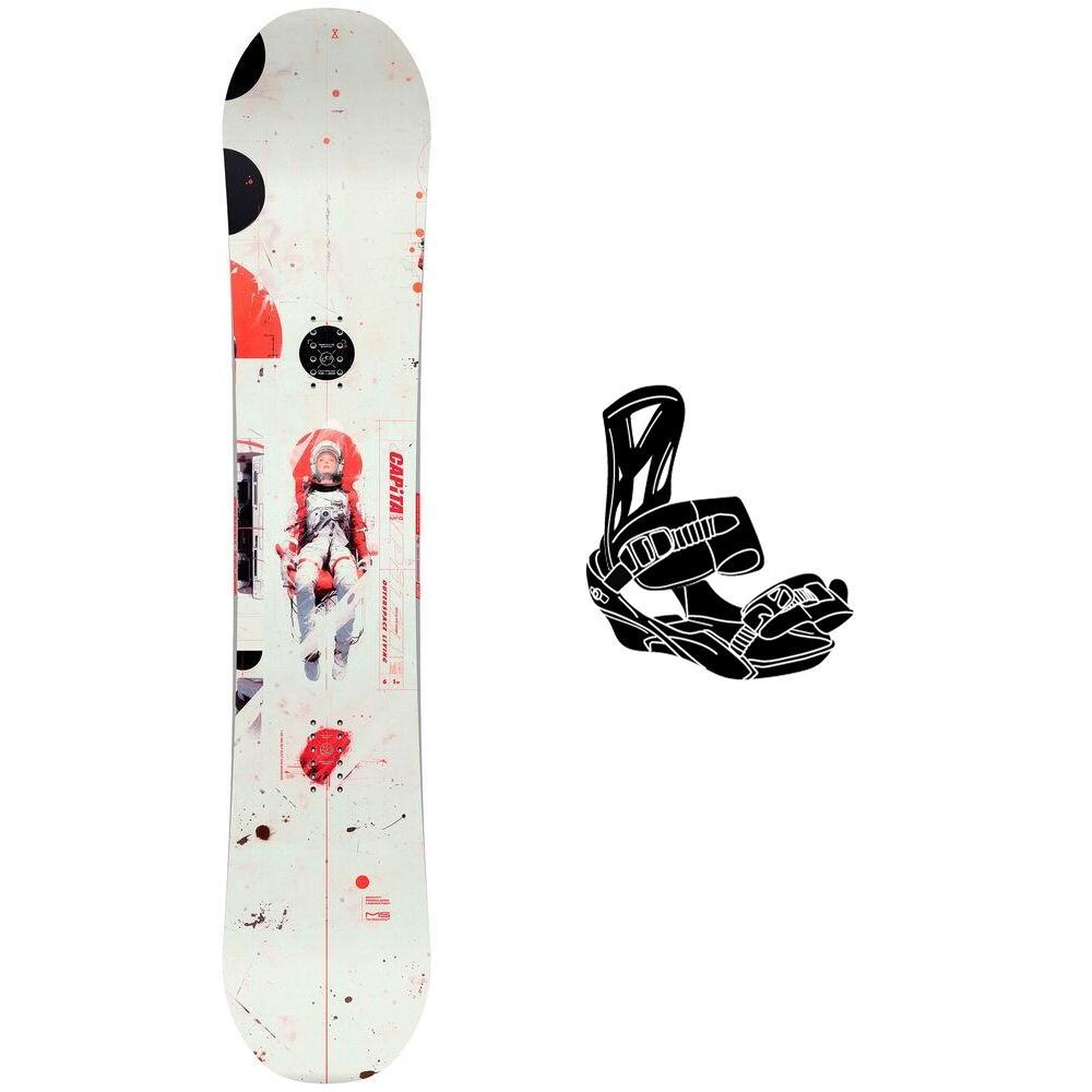 Capita - Pack Snowboard Outerspace Living - 143 + Flite - Snowboard