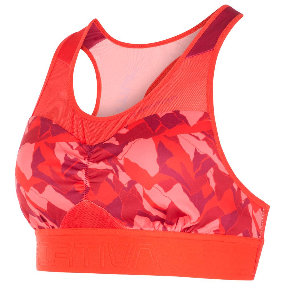 La Sportiva - Captive W Cherry Tomato Velvet - S - Sports Bra