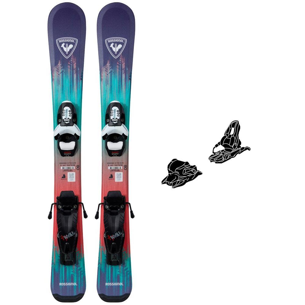 Rossignol - Pack Ski Sender Kid - 70 + Team 4 Gw B76 Black - Ski