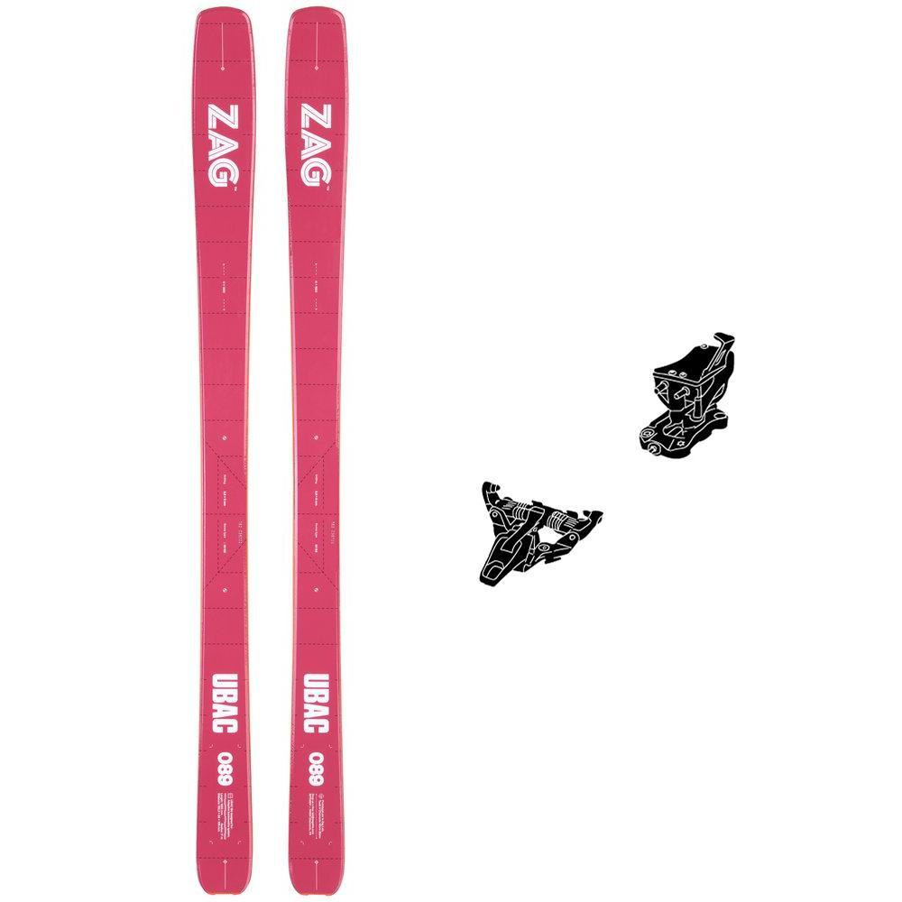 Zag - Pack Touring skis Ubac 89 L - 155 + Speed Turn Blue - Touring skis