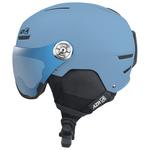 AZR Casco con visera Slider Visor Bleu Mat Irisé Bleu Multicouche Presentación