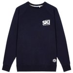 French Disorder Sweatshirt Clyde Ski Winter Club Print Navy Präsentation