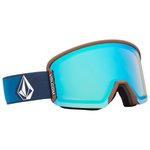 Volcom Skibrille Garden 2 Navy Cobalt Ice Chrome Präsentation