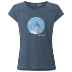 Vaude Wandel T-shirt Women's Tekoa T-Shirt II Dark Sea Dark Sea Voorstelling