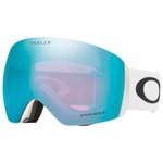 Oakley Skibrillen Flight Deck L Matte White Prizm Sapphire Iridium Voorstelling