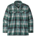 Patagonia Camisa Long Sleeved Organic Cotton Flannel Nouveau Green Presentación