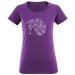 Millet Tee-shirt de rando Tana Ts Ss W Vibrant Violet Présentation