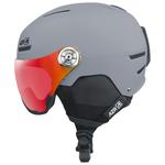 AZR Casco con visera Slider Visor Gris Mat Irisé Rouge Multicouche Presentación
