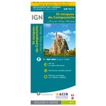 IGN Carte St Jacques de Compostelle du Puy-en-Velay à Moissac Présentation