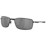 Oakley Occhiali da sole Square Wire Matte Black Black Iridium Polarized Presentazione