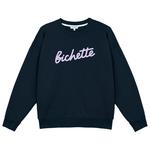 French Disorder Felpa Rosie Tricotin Bichette Navy Presentazione