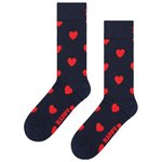 Happy Socks Calcetines Crew Socks Heart Navy Presentación Happy Socks Calcetines Crew Socks Heart Navy Presentación