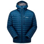 RAB Daunenjacke Microlight Alpine Jkt Tempest Blue Präsentation