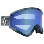 Volcom Masque de Ski Yae Lagoon Tie-Dye Blue Chrome Présentation