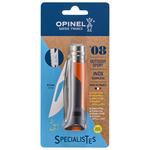 Opinel Messen N°8 Outdoor Blister Soft Orange Voorstelling