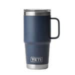 Yeti Tasse Rambler 20 Oz (591 ml) Travel Mug Navy Side