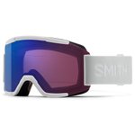 Smith Masque de Ski Squad White Vapor Chromapop Photochromic Rose Flash Voorstelling