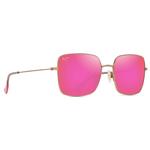 Maui Jim Lunettes de soleil Lipine Shiny Gold Pink Maui Sunrise MauiPure Présentation