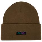 Oakley Mutsen B1B Gradient Patch Beanie Army Green Voorstelling