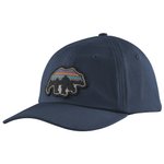 Patagonia Casquettes Back For Good Trad Cap New Navy W/Bear Présentation