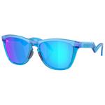 Oakley Sonnenbrille Frogskins Hybrid Fabio Quartararo Signature Series Matte Acid Blue Prizm Sapphire Präsentation