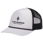 Black Diamond Flat Bill Trucker Hat Pewter Presentazione