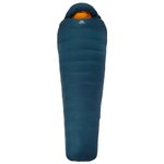 Mountain Equipment Schlafsack Helium 800 Majolica Blue Präsentation