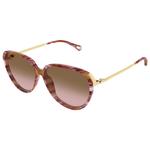 Chloé Sonnenbrille CH0406S 002 Havana Präsentation