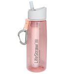 LifeStraw Trinkflasche Lifestraw Go Tritan Renew Coral Präsentation