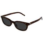 Saint Laurent Sonnenbrille SL M160 002 Dark Havana Grey Präsentation