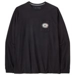 Patagonia T-shirts M's Long-Sleeved Snowstitcher Pocket Responsibili-Tee Ink Black Voorstelling