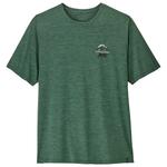 Patagonia Wandel T-shirt Cap Cool Daily Great Waves Gre Canopy Green Light Canopy Voorstelling