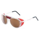 Vuarnet Sunglasses Ice Round Matte Crystal Matte Red Eclipse Overview