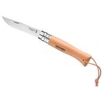 Opinel Messer N°08 Baroudeur Blister Hêtre Präsentation