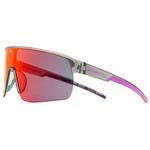 Red Bull Spect Occhiali da sole Dakota Shiny X'Tal Grey Purple Blue Red Purple Mirror Presentazione