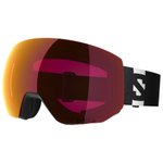 Salomon Maschera Radium Pro Black Sigma Poppy Red + Sigma Light Blue Presentazione