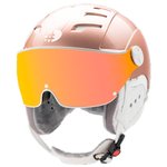 Diezz Skihelm mit Visier Venus Visor Proseco Activlux Multilayer Red Präsentation