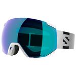 Salomon Skibrille Radium White Multilayer Mid Blue Präsentation