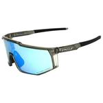 Binocle Eyewear Occhiali da sole Horizon Shiny Grey Ice Blue Mirror Polarized Presentazione