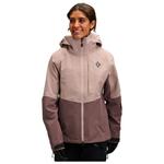 Black Diamond Chaqueta esqui W Recon Stretch Shell Pale Mauve Dark Mauve Presentación