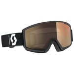 Scott Masque de Ski Goggle Factor Pro Ls Black/white Light Sensitive Br Présentation