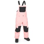 Volcom Skihose Creston 3D Stretch Bib Overall Coral Haze Präsentation