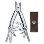 Victorinox Accesorios para herramientas Swisstool Spirit X + Etui Cuir Argent Presentación