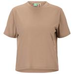 Scott Trail T-Shirt W's Endurance Dri Short Sleeve Toast Beige Cotton White Präsentation