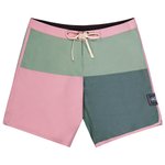 Picture Boardshort Andy Heritage Solid 17 Boardshort Green Spray Voorstelling