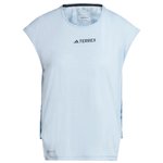 Adidas Tee-shirt de rando Agravic Pro Blue Dawn Wonder Steel Voorstelling
