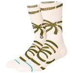 Stance Chaussettes Crew Sock Twisted Offwhite Présentation