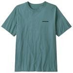Patagonia Tee-shirt P-6 Logo Blue Sage Présentation