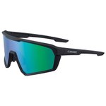 Cebe Sunglasses ASPHALT Black Matte - Zone Gre y Green Overview