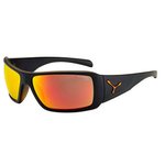 Cebe Sunglasses Utopy Matte Black Orange 1500 Grey Fm Orange Overview